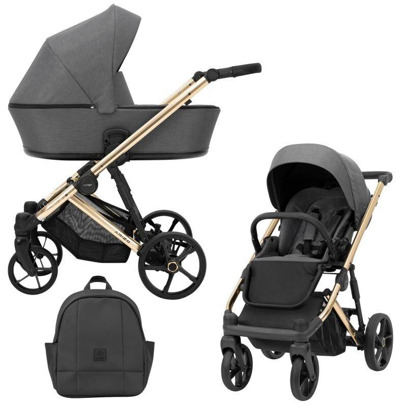 Arizo 2-i-1 barnvagn Graphit