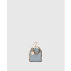 Stella McCartney - Falabella Air Pods Case Keyring, Woman, Duck Egg