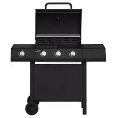 Gasolgrill med tre brännare + en sidovärmare