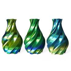 3DE Premium - PLA Silky - Tricolor Gold, Green and Blue - 1.75mm - 1kg