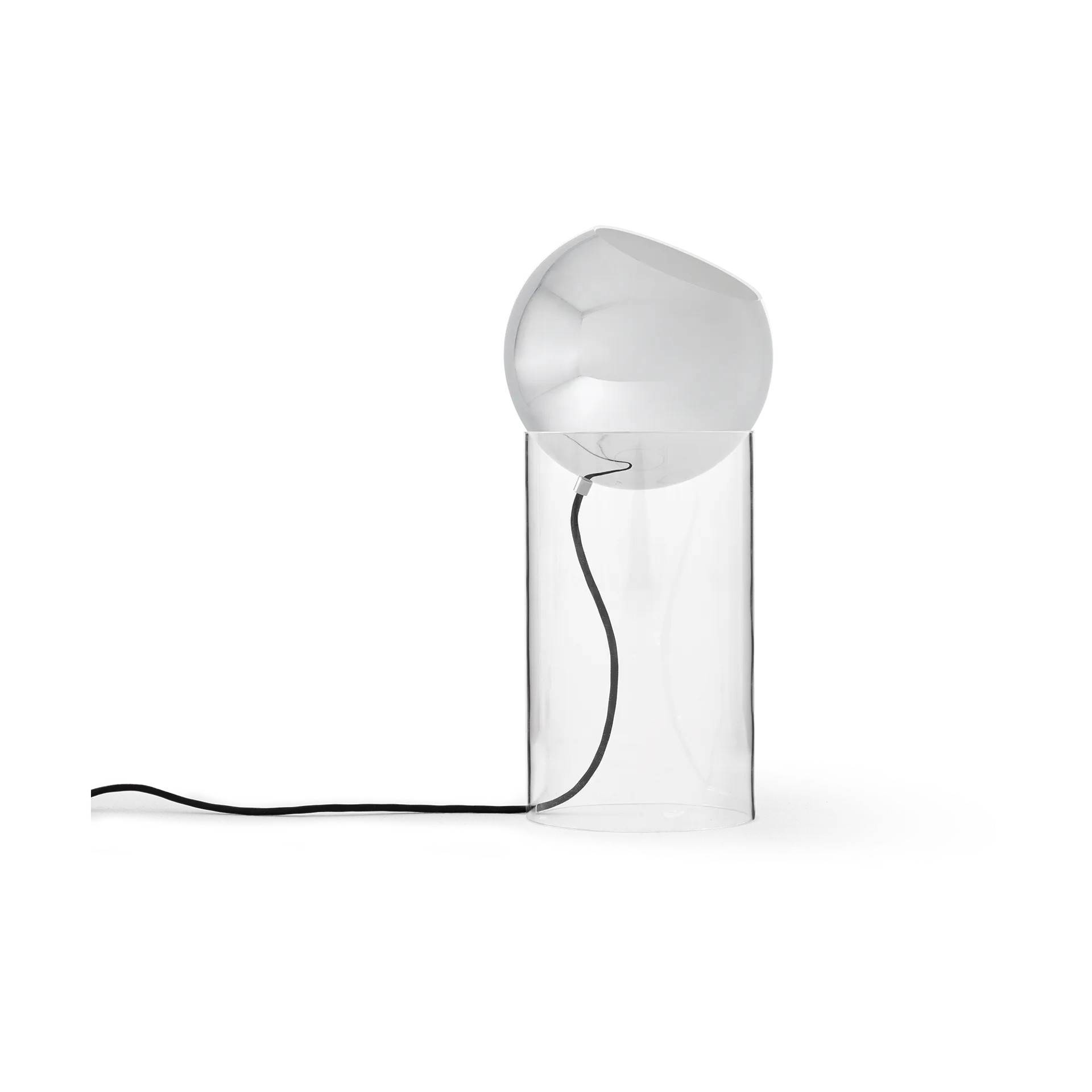 &Tradition Topan VP14 golvlampa 46,5 cm Clear-chrome plated