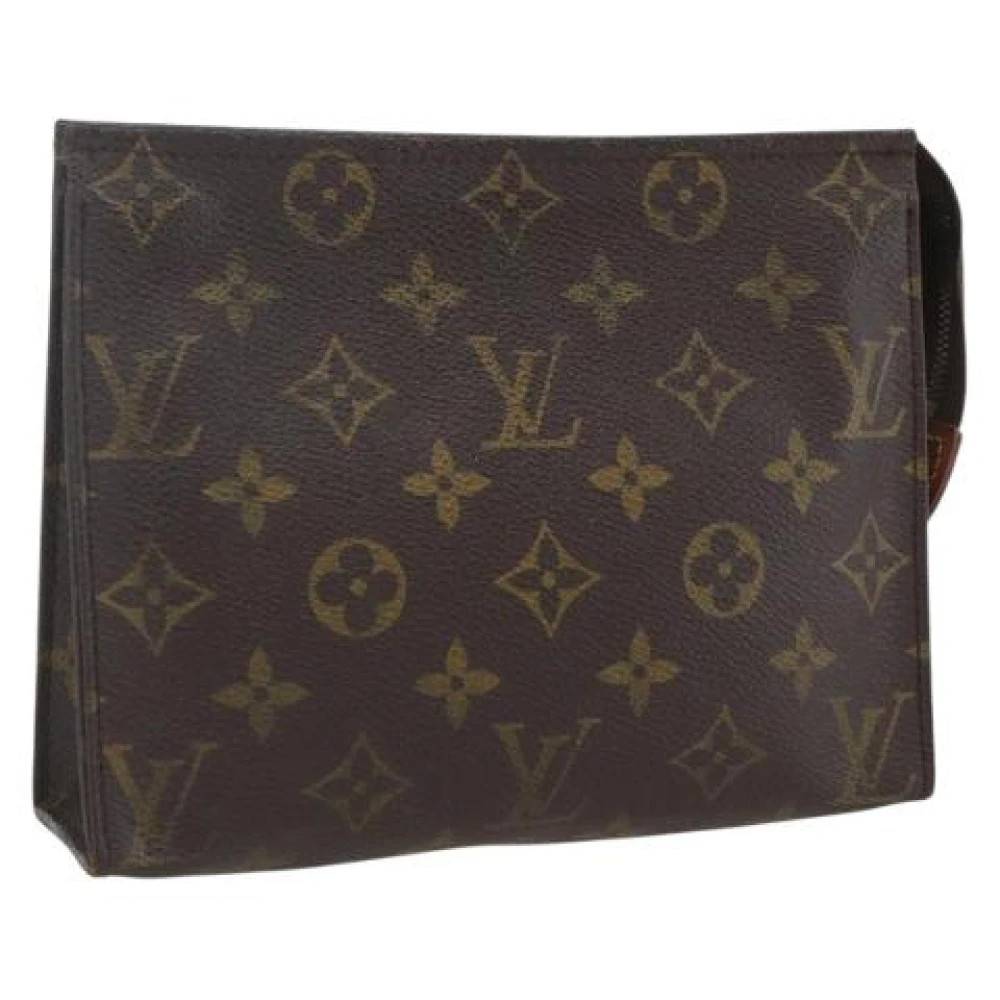 Louis Vuitton Vintage Pre-owned Vintage Canvas Clutch - Vintage - Dame - Brun - ONE SIZE -
