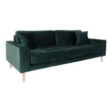 House Nordic Lido 3 personers sofa (Grøn velour)