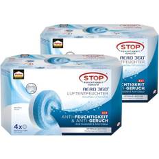 Pattex AERO 360° Neutral Tabs Nachfüllpack 2er-Set (2x 4er-Pack), reduzieren Feuchtigkeit und schlechte Gerüche, Nachfülltabs für den Luftentfeuchter AERO 360°