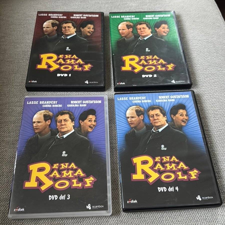 TV-serie: Rena Rama Rolf// Box 1-4 // m BRANDEBY // GISTAFSSON