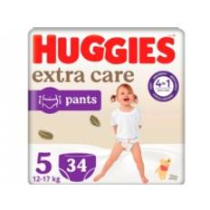 Huggies bleer HUGGIES Extra Care Pants str. 5 (12-17 kg) 34 stk