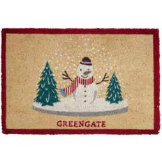 GreenGate Doormat Snowglobe White