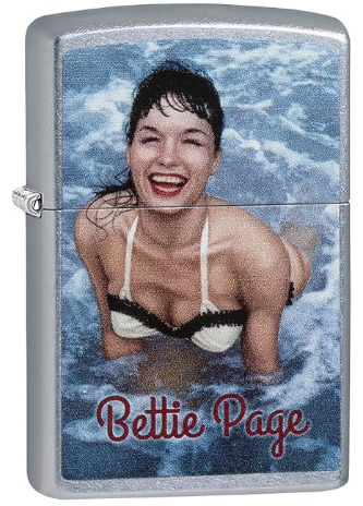 Zippo Bettie Page Pinup Lighter