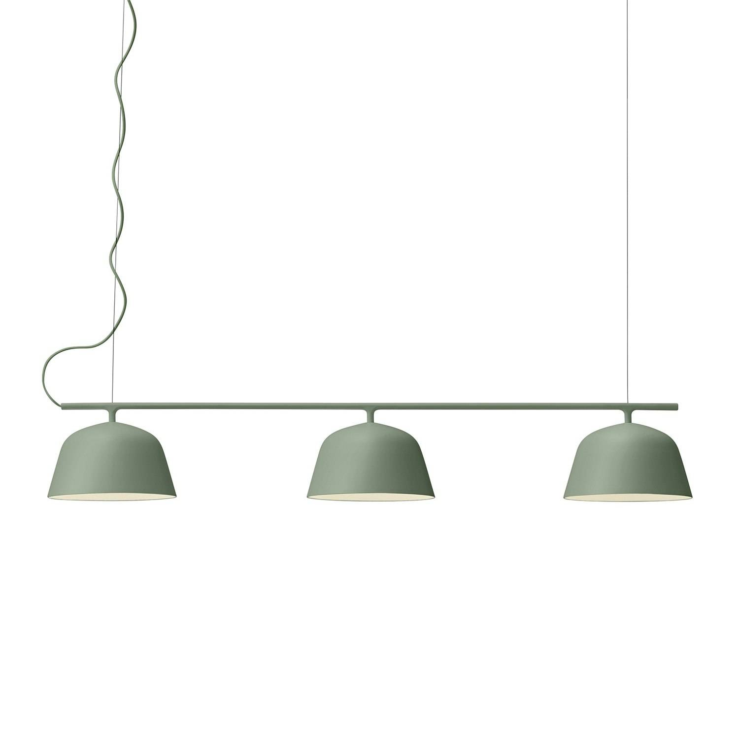 Muuto Ambit Rail Loftslampe - Pendler Aluminium Dusty Green - AMBRAI05