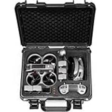 Lekufee Vattentätt Hårt Fodral för DJI Avata 2 Drone, Fly More Combo, Goggles 3, RC Motion 3, FPV Remote Controller 3 och Fler Tillbehör (Endast Fodral)