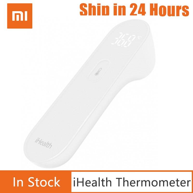 Original xiaomi mijia ihealth termometer led digital feber infraröd klinisk icke-kontakt mätning ledd skärm