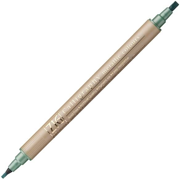 ZIG Calligraphy Metallic MS-8400 grön 6st
