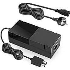 Polerty Netzteil Xbox One, AC-adapter för Xbox One Konsol Ladekabel laddare strömförsörjning Brick EU laddningskabel 100-240 V spänning