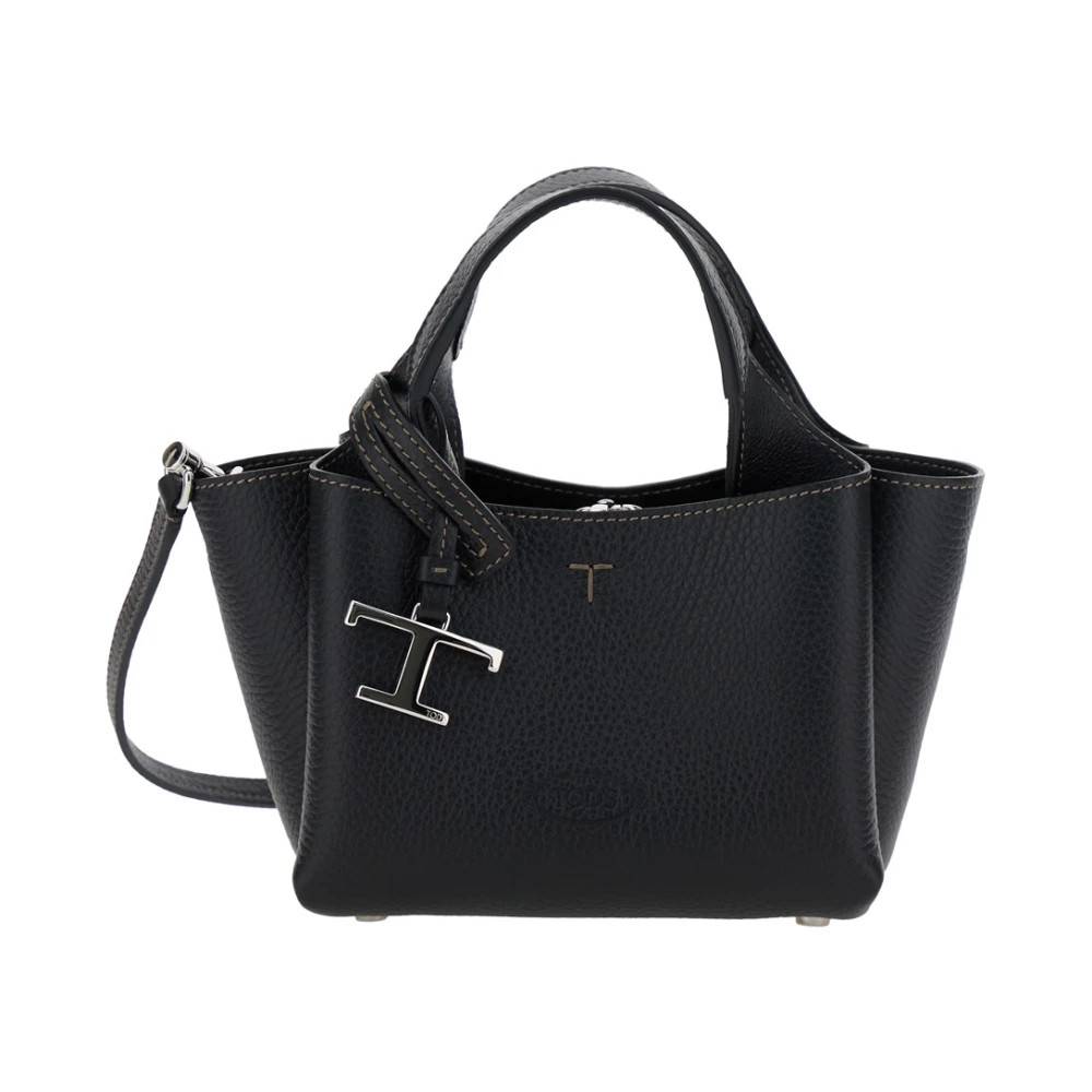 Tod's Micro Læder Håndtaske - Tasker - Dame - Sort - ONE SIZE - Læder