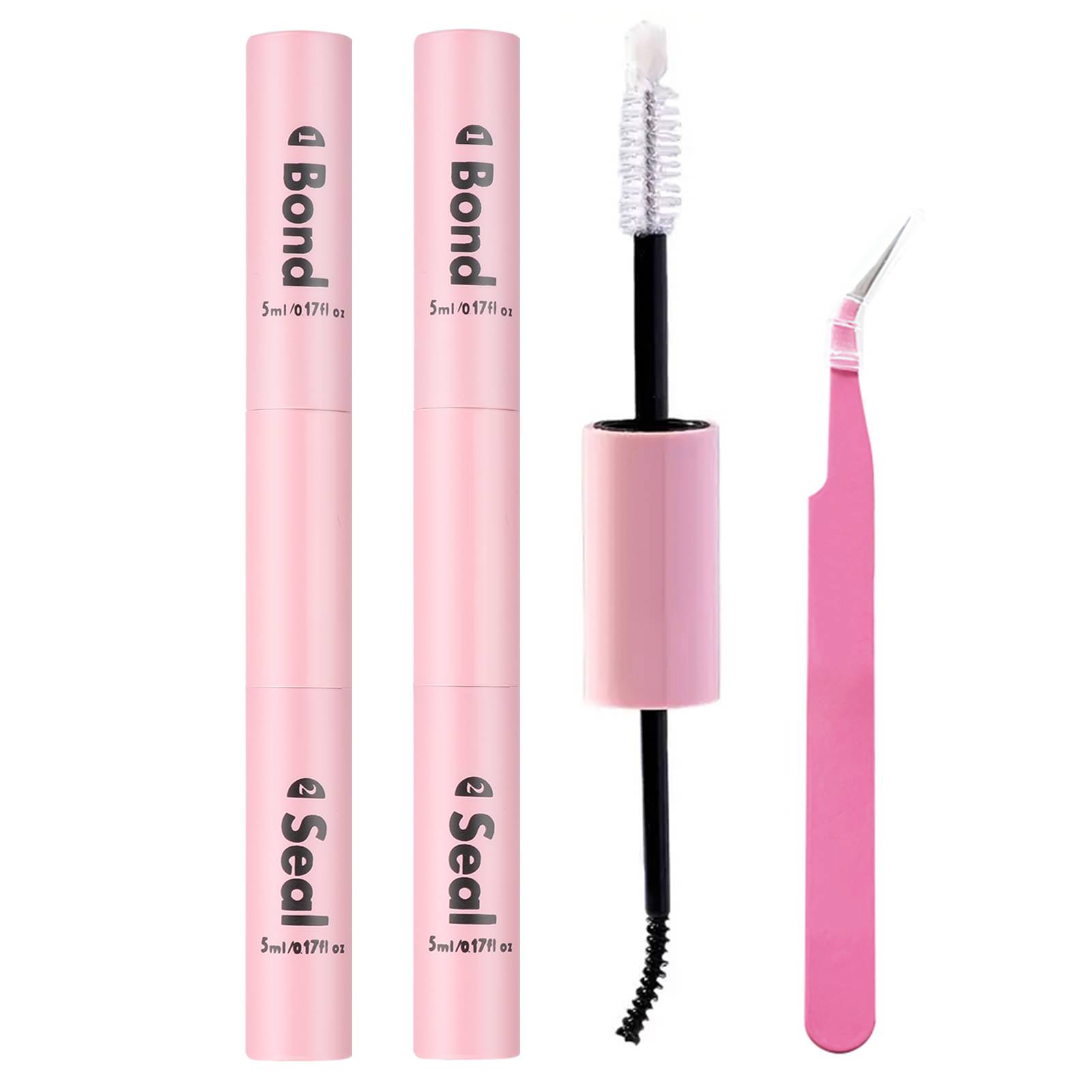 Lash Glue And Seal 10ml Individual Lashes Glue And Seal Super Strong Hold Lash Extension And Lash Glue Remover 5ml Tweezers Kit