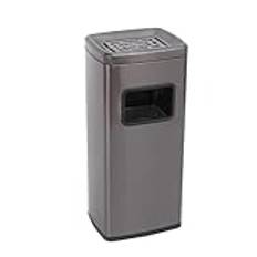 Trash Can Waste Container Floor Standing Garbage Bin Commercial Outdoor Garbage Bin Standing Ash Tray for Home Patio Garden