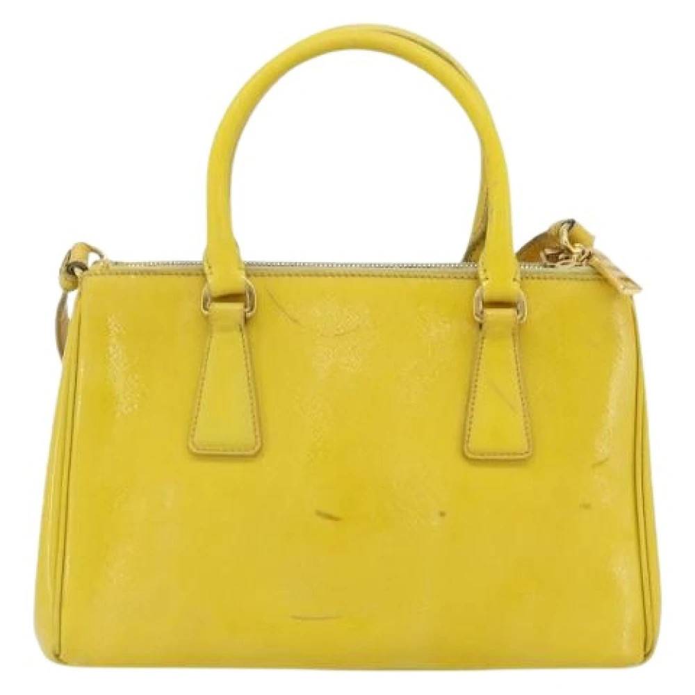 Prada Vintage Pre-owned Vintage Håndtaske - Vintage - Dame - Gul - ONE SIZE - Uld