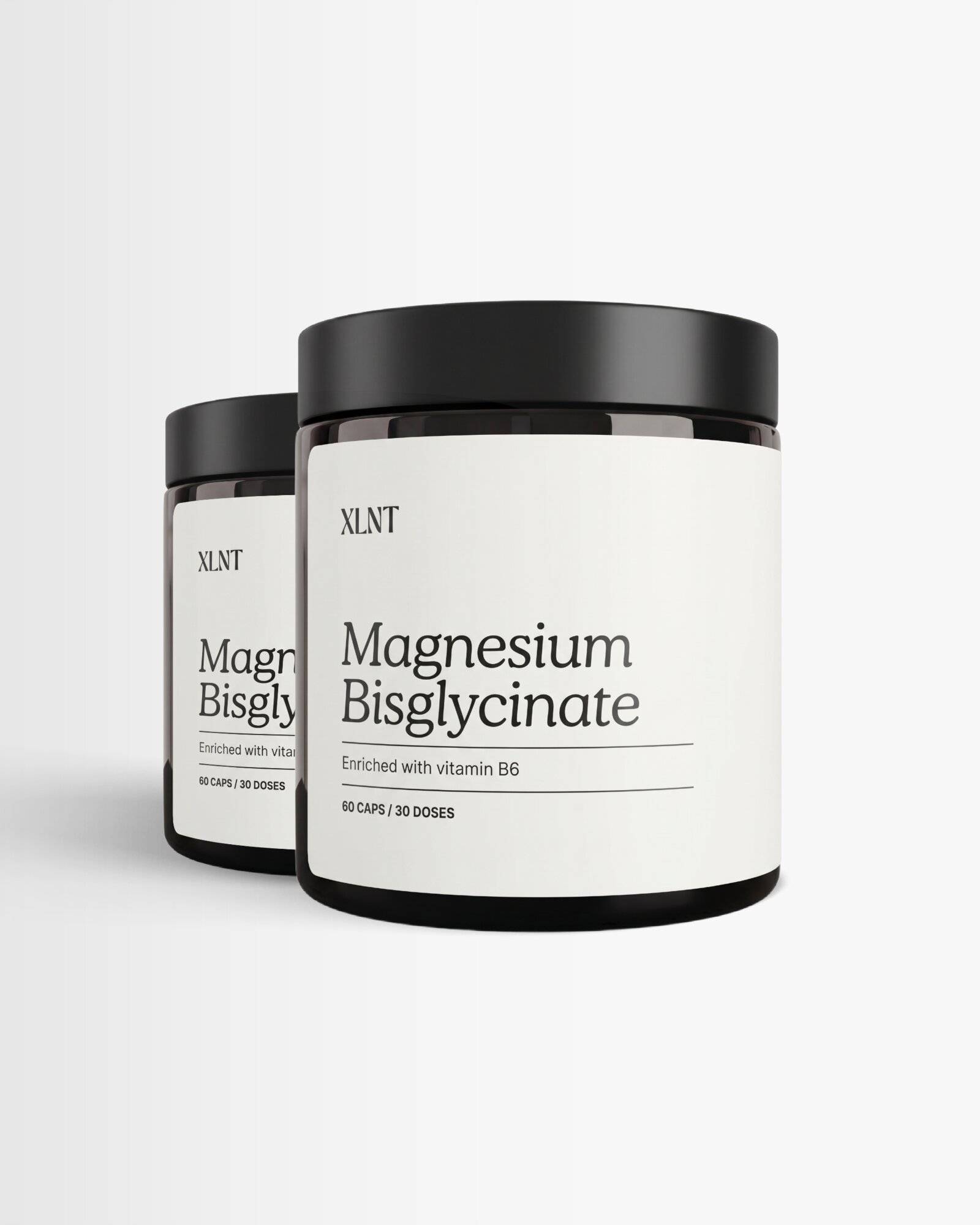 2 x XLNT Sports Magnesium Bisglycinate - 60 kapsler