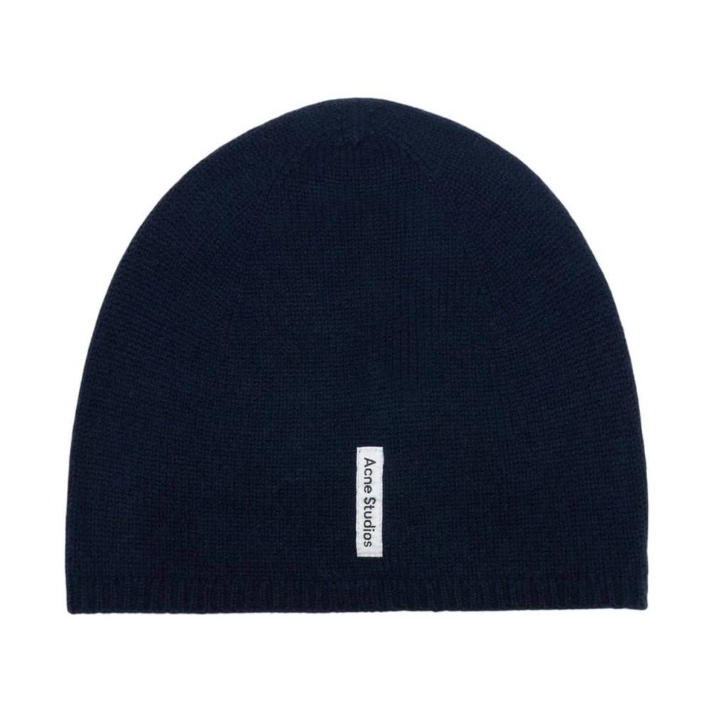 Acne Studios - Ribbstickad mössa Accessoarer - unisex - ONE Size - Kashmir