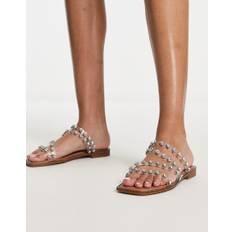 Steve Madden – Skyler – Genomskinliga sandaler med strass