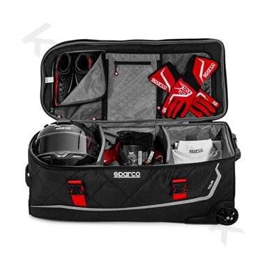 Sparco Tour Travel Trolley, sort/rød