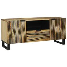 TV-skåp 105x33.5x46 cm Massivt Mangoträ