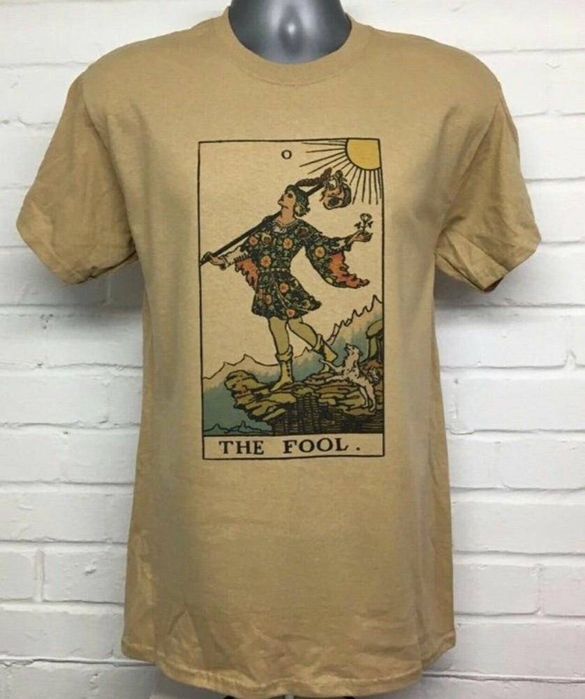 Narren Tarotkort T-shirt Unisex T-shirt cm