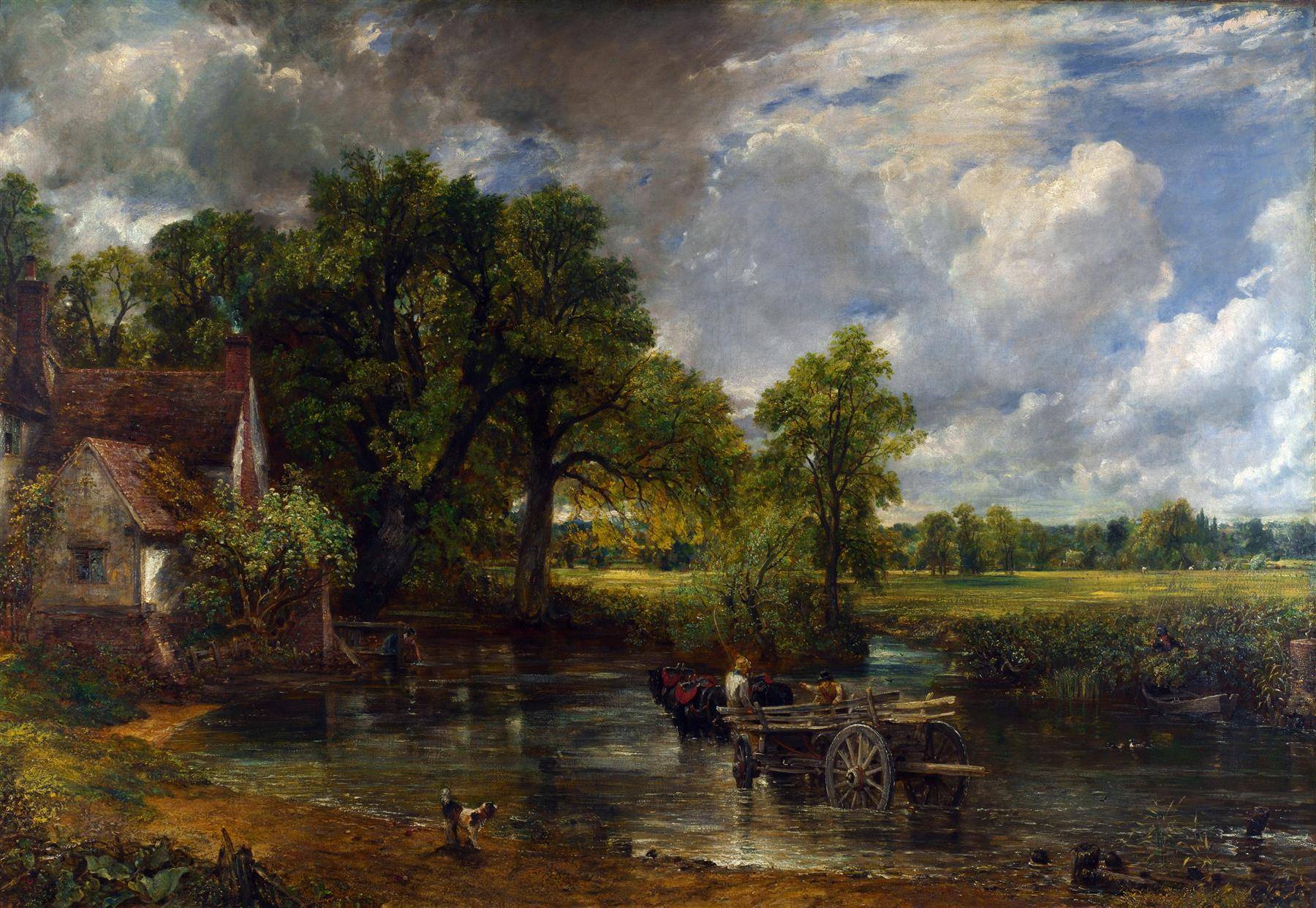 The Hay Wain by John Constable 1000 or 500 Piece Jigsaw Puzzle - 500