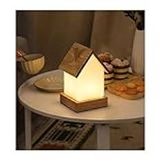 duschhuvud Skrivbordslampa Sovrum Sängbordslampa Träkabin Modellering Laddning Modeller Touch Kreativ Varm Söt Heminredning Nattljus Bordsljus duschhuvud
