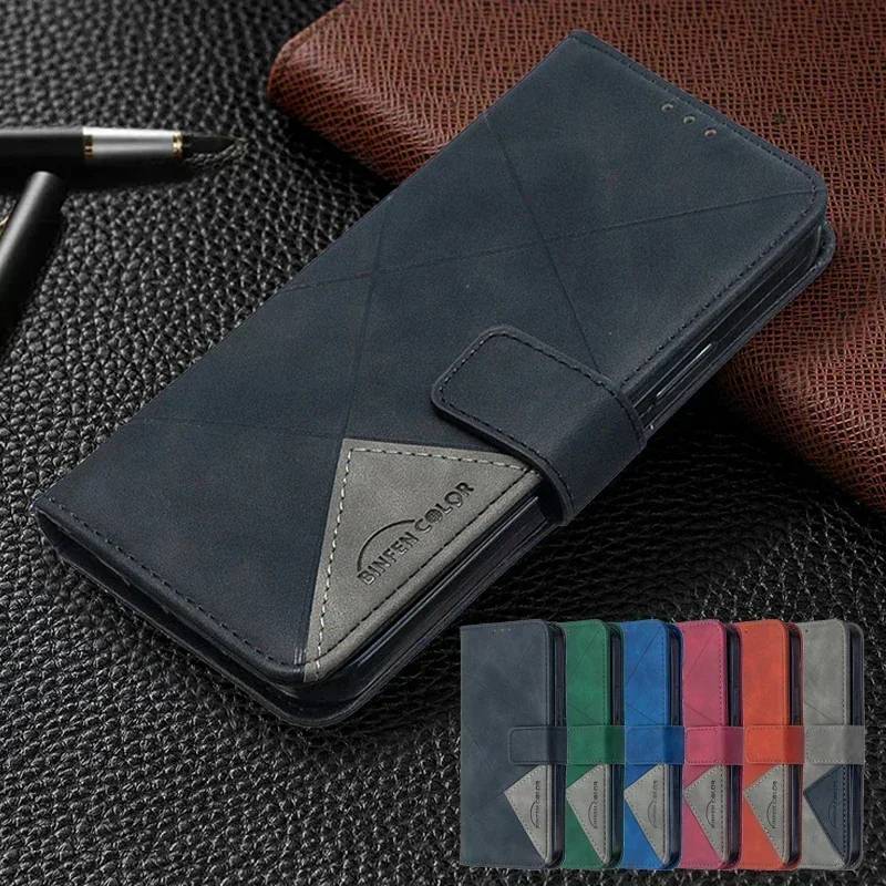 Luxury Leather Phone Case on For Xiaomi 14T 13T 12T 12 13 Lite 14 Pro Mi14 T Mi14T 14TPro 5G Couqe Magnetic Wallet Flip Cover