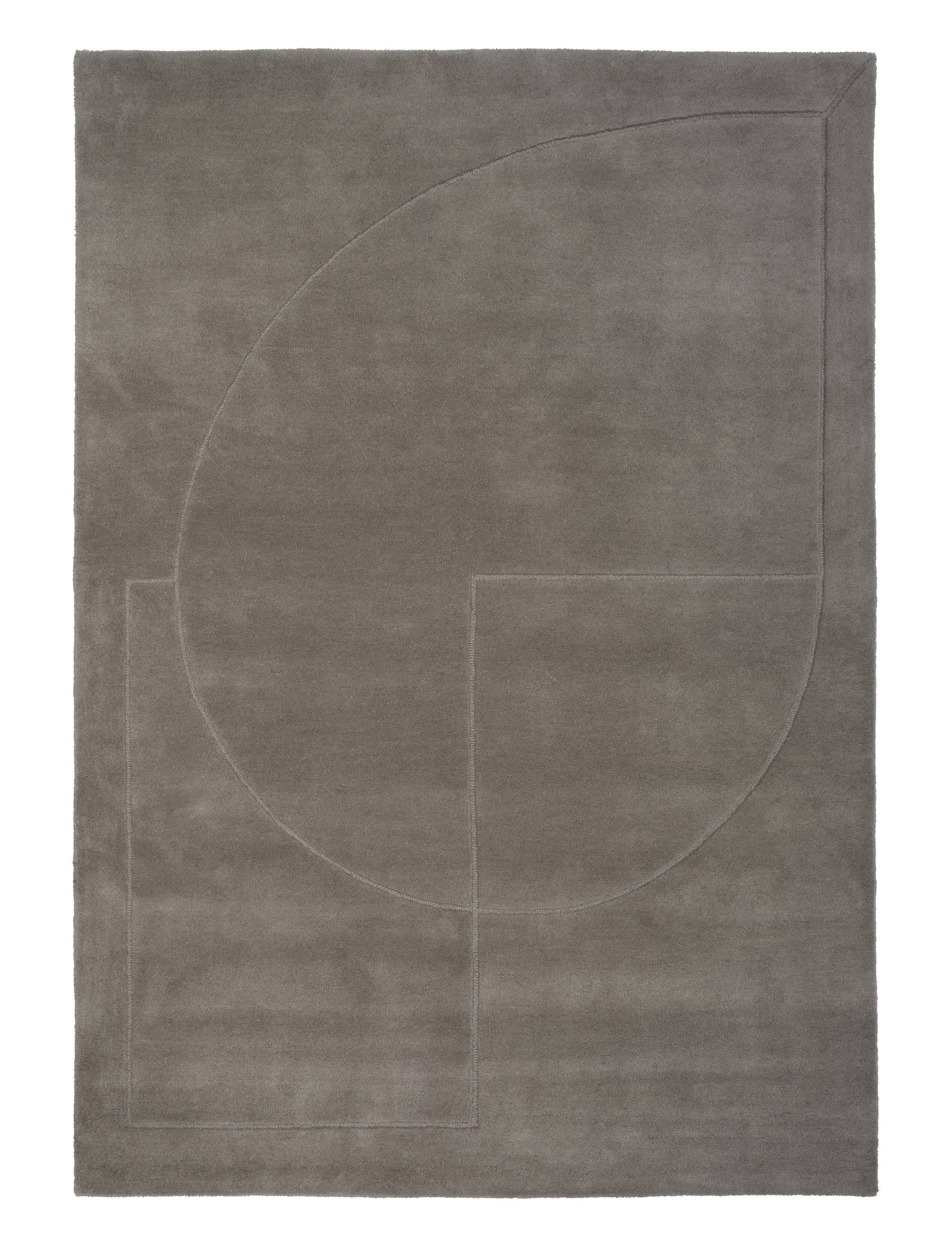 Lineal Poem Tæppe, Grey fra Linie Design 170 x 240 cm - Jacobsen Plus