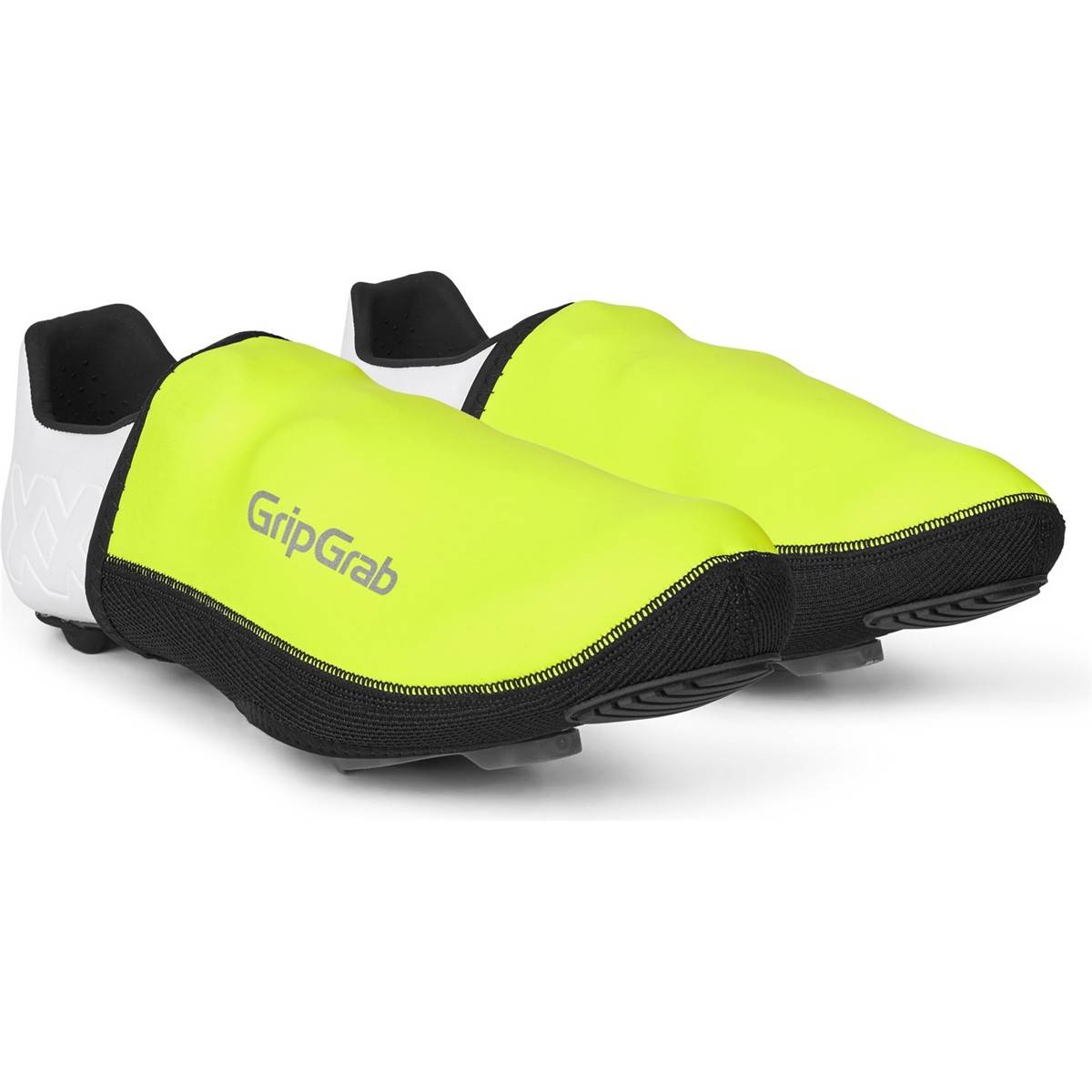 Skoöverdrag GripGrab PACR Windproof Toe Covers Yellow Hi-Vis S - Gul (S)