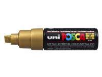 (ComputerSalg) Paintmarker Uni Posca PC-8K gold 8mm - (6 stk.)