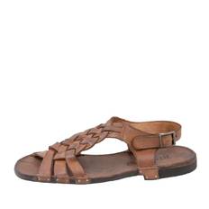 Bubetti 3456 Kork Patina rem sandal med flet - 38 / Kork Patina