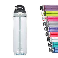 Contigo Ashland Autospout drickflaska med sugrör, stor BPA-fri plastflaska, läckagesäker och hållbar, vattenflaska för cykling, joggning, vandring, arbete och skola, 720 ml