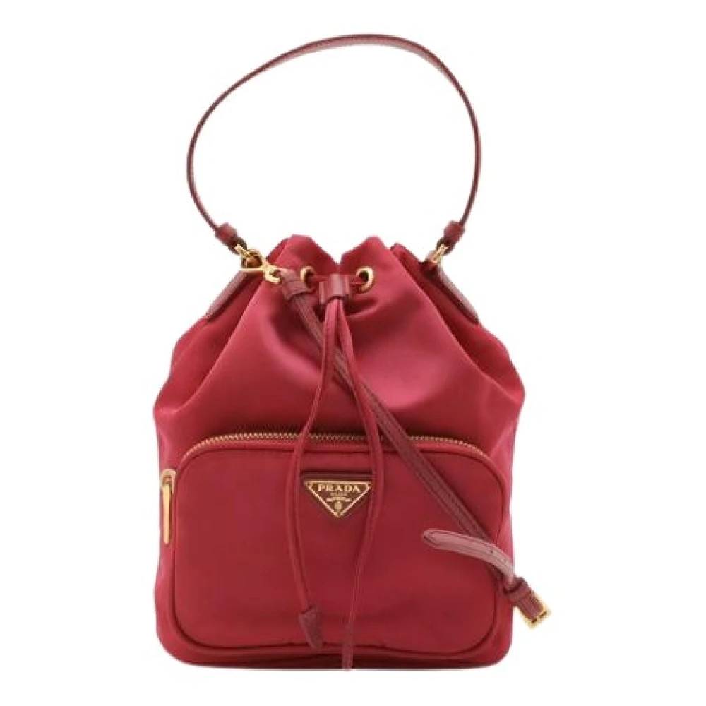 Prada Vintage - Pre-owned Nylon Bucket Bag Vintage - Dam - ONE Size - Nylon