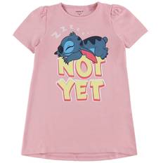 Name It Natkjole - NmfAsta - Stitch - Cameo Pink - Name It - 5 år (110) - Natkjole
