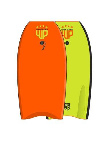 Wave Power 37" Woop Boogie Eps Bodyboard Inkl. Leash - Orange / Lime