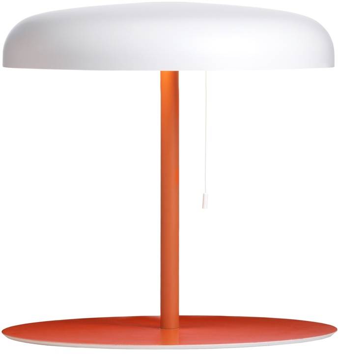 Mushroom Rönnbär/Vit Bordslampa