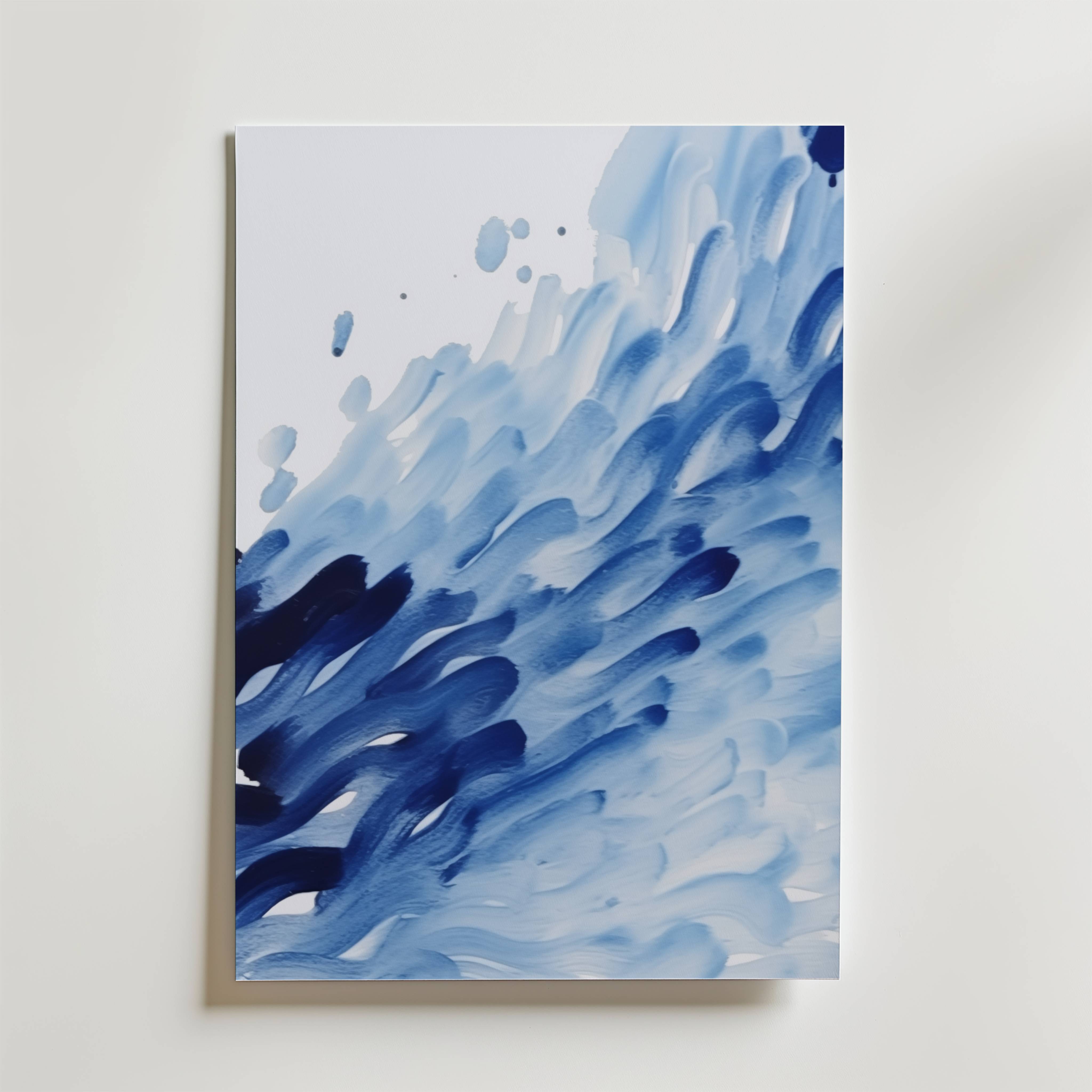 Ocean Flow Poster - Premium Canvas 21x30 cm