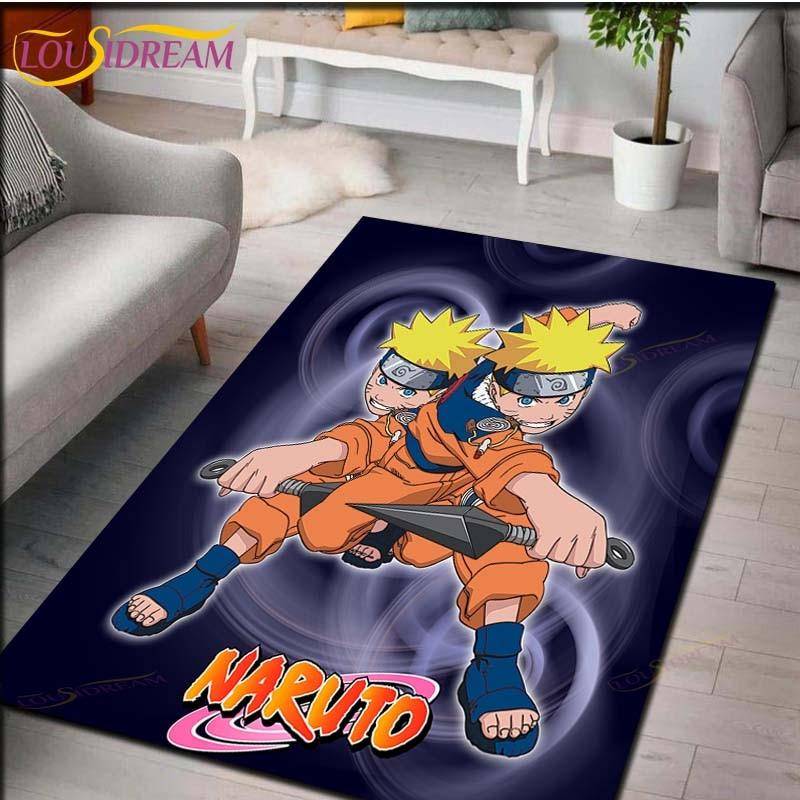 Naruto Anime Matta Vardagsrum Sovrum Sängmatta Japansk arbetsrum Datorstol Hemmode Golvmatta Matta