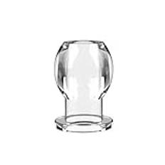 Hollow Butt Plug SM Anus Expander Anal Dilator Anus Rengöring BDSM Leksaker Buttplug Sexleksaker for kvinnor(Transparent-M)