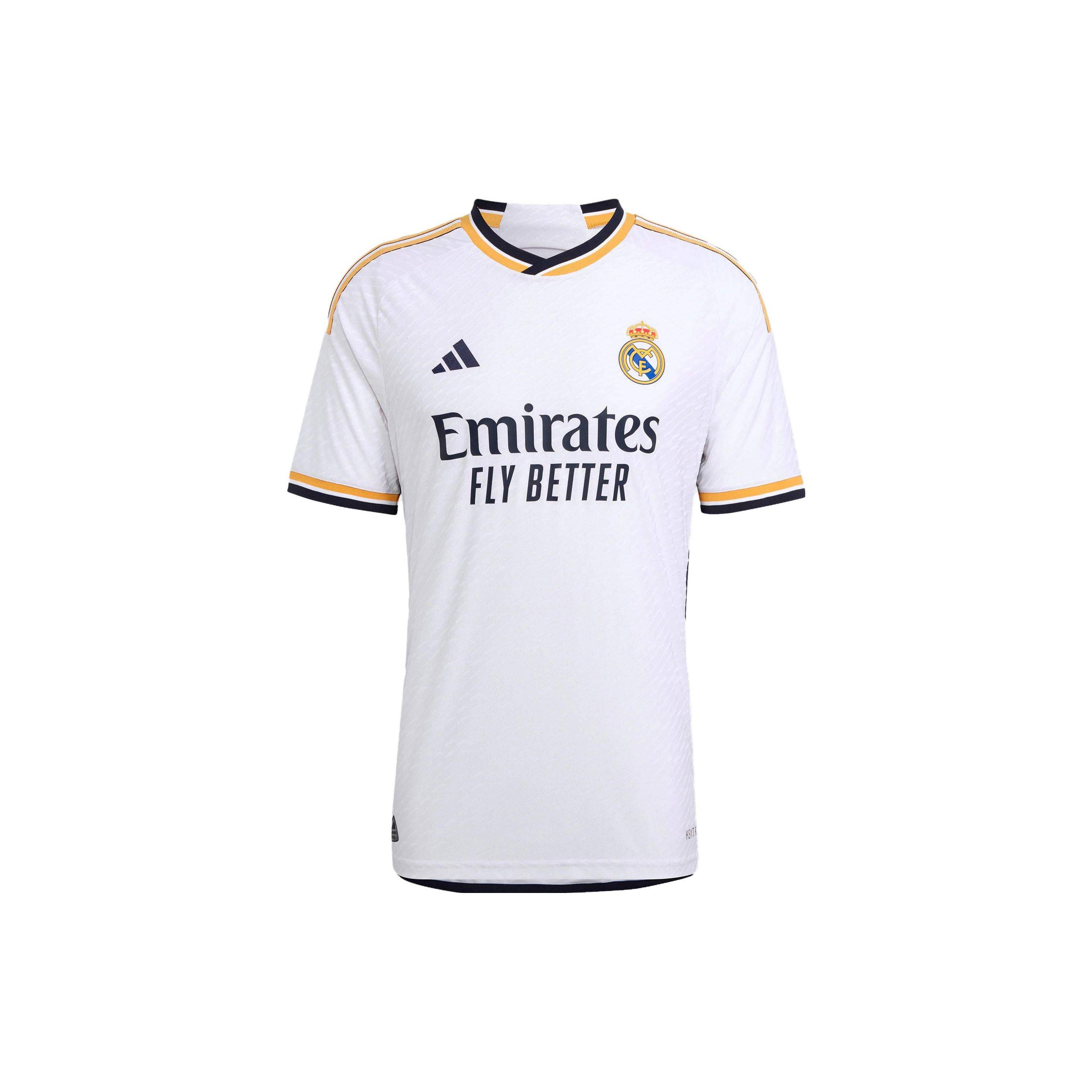 adidas Real Madrid 23/24 Hemmatröja Autentisk Vit Herr Streetwear IA5139 cm