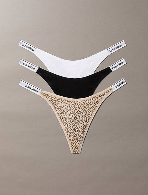 3 Pack Dipped Thongs - Icon Logo - Multi - XL