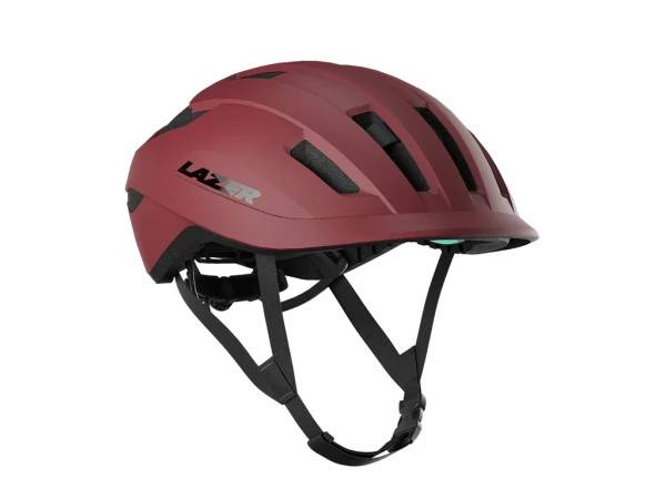 Lazer Compact KinetiCore cykelhjälm 54–61 cm matt granatröd
