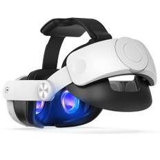 NEWENMO Huvudrem för Meta Quest 3, justerbar huvudrem för Oculus Quest 3, VR-tillbehör för ersättande Meta Quest 3 för Elite Strap minskar huvudtrycket och