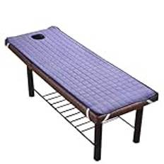 S190 Massagebordsdyna - 190x80cm/75x31in Förtjockad Spa Bed Topper Med Ansikte Och Fyrkantiga Hål | Ergonomisk Kudde Vaddering For Professionella Massagebord (säng Ingår Ej)(H,S180x60cm/71x23in)