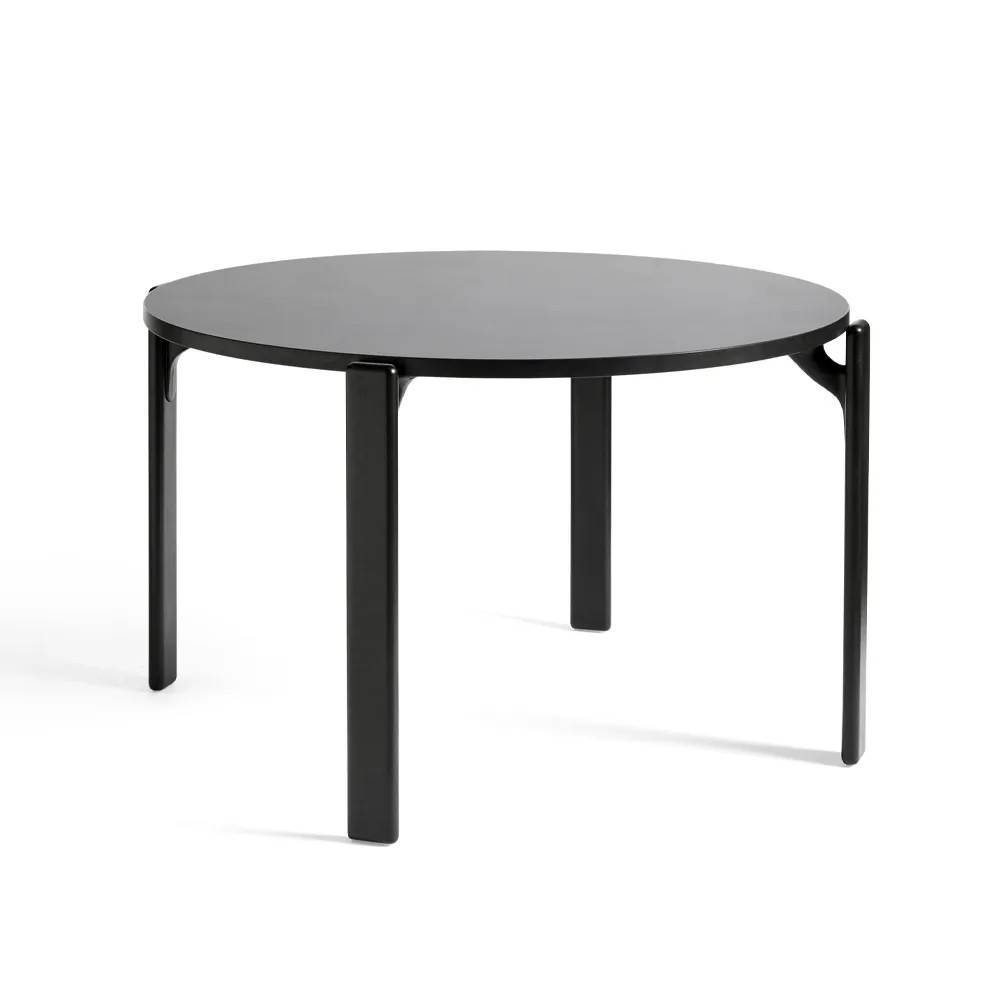 HAY Rey matbord Ø128 cm deep black - Svart