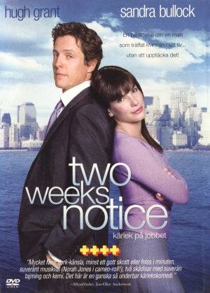 DVD - Two Weeks Notice (Kärlek på Jobbet) (Beg)