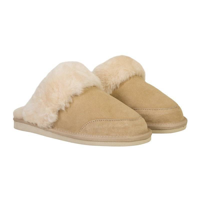 New Zealand Boots - open slipper - Sand - Str. 38